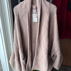 Barefoot Dreams Women's Cardigan in Soft Beige